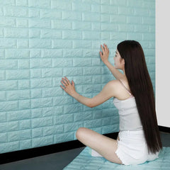 1 Pc 2mm 3d Wall Panels-peel And Stick Foam-3d Brick Wallpaper-self-adhesive Wallpaper For Interior Wall Decor